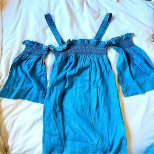 Blank NYC Boho Denim Dress Size S